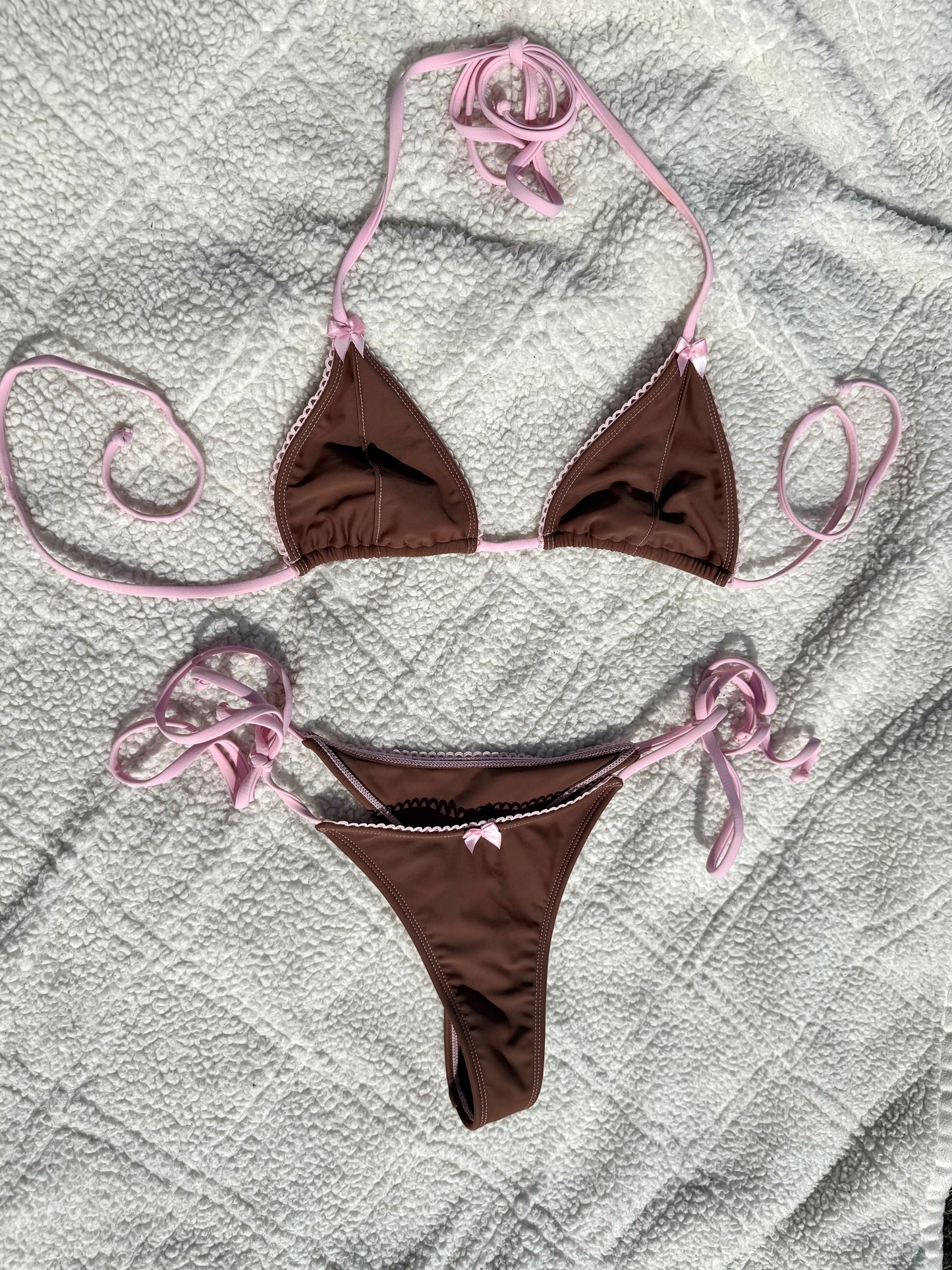 KENDALL BOTTOMS MATTE CHOCOLATE PINK