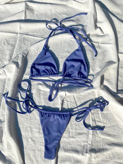 SAN PEDRO SET RIBBED PERIWINKLE