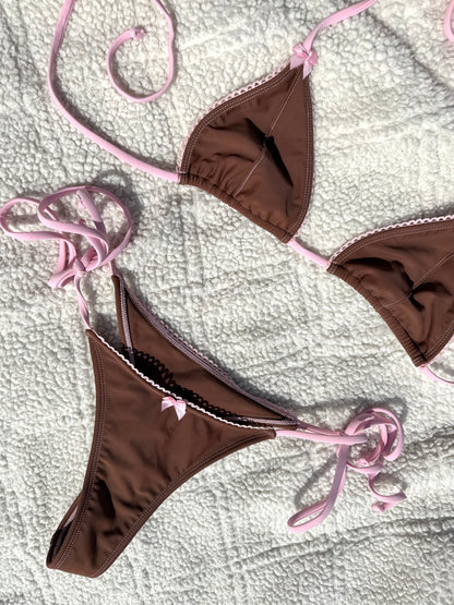 KENDALL BOTTOMS MATTE CHOCOLATE PINK