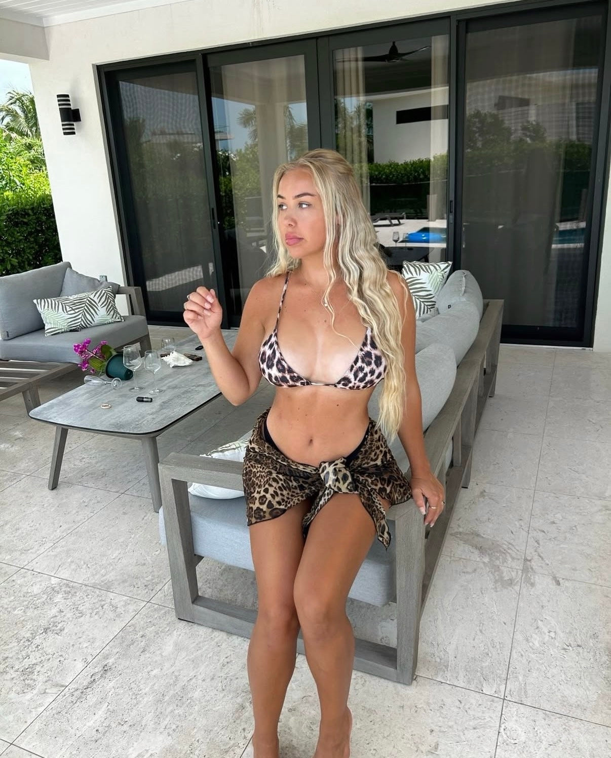 COLOMBIA TOP MATTE CHEETAH