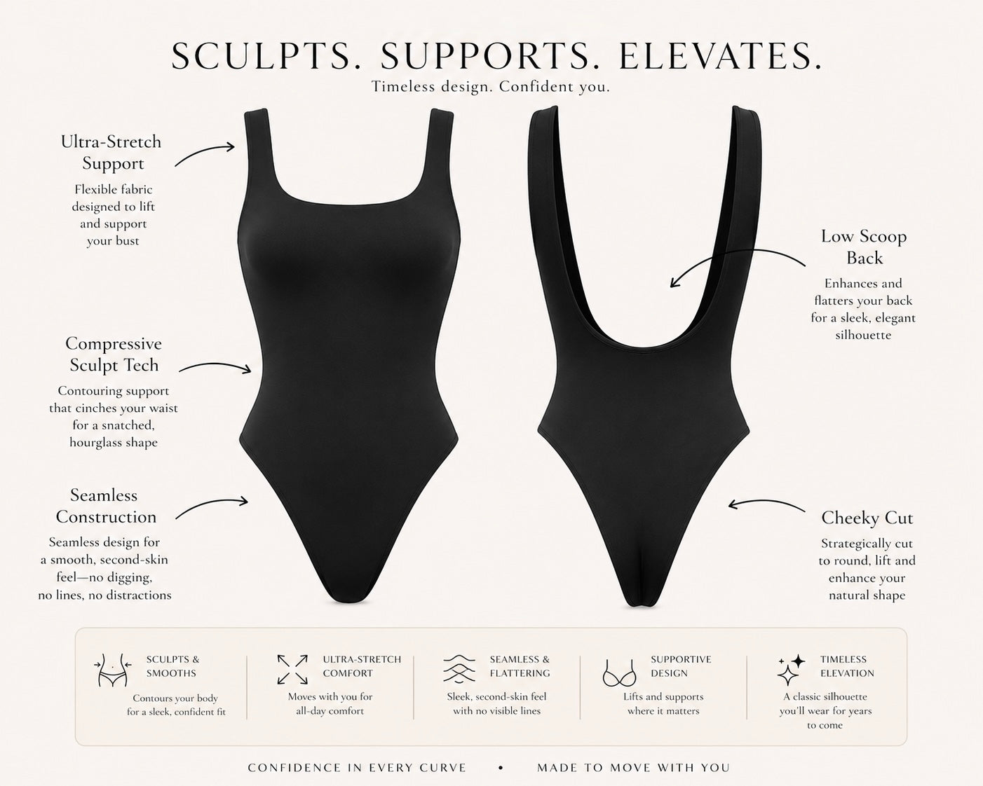 OAHU ONE PIECE MATTE BLACK